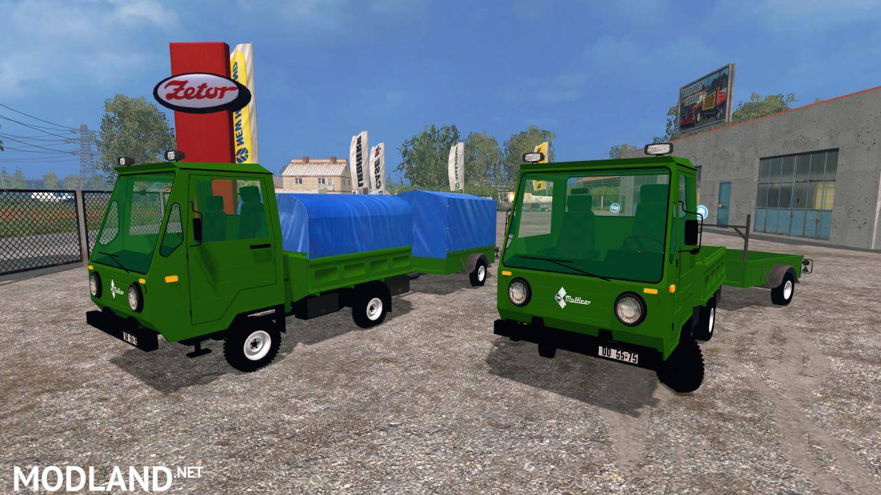 Multicar and Trailer ROS 