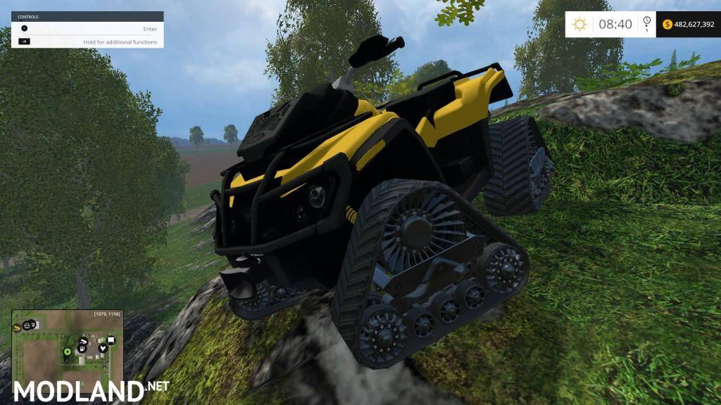 CAN AM ATV APACHE YELLOW
