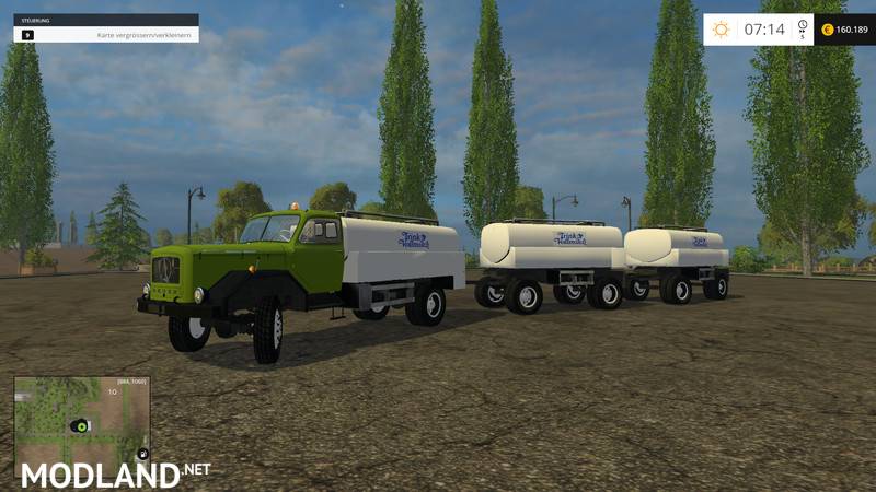 Magirus Milk Truck with Trailer