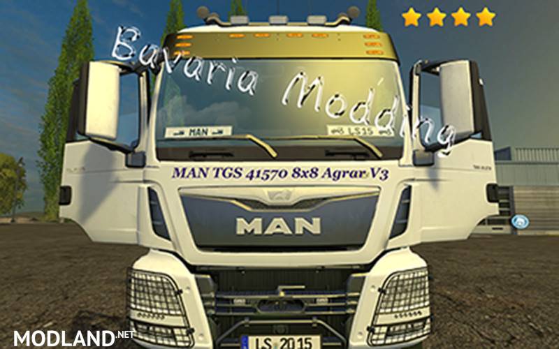 MAN TGS 41570 8x8 Heavy Duty Agricultural
