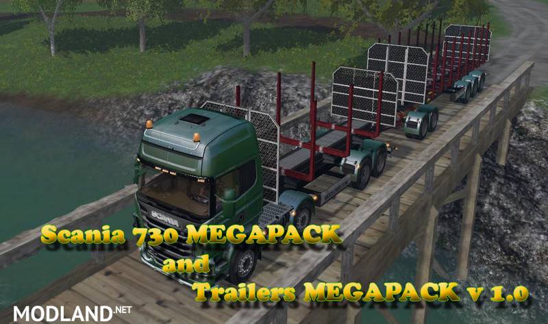Scania 730 and Trailers Pack