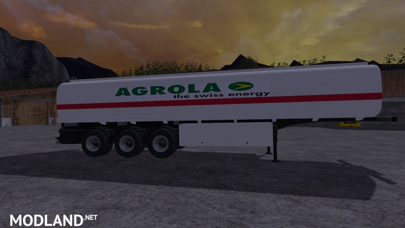 Trucks with ladi skin of Switzerland