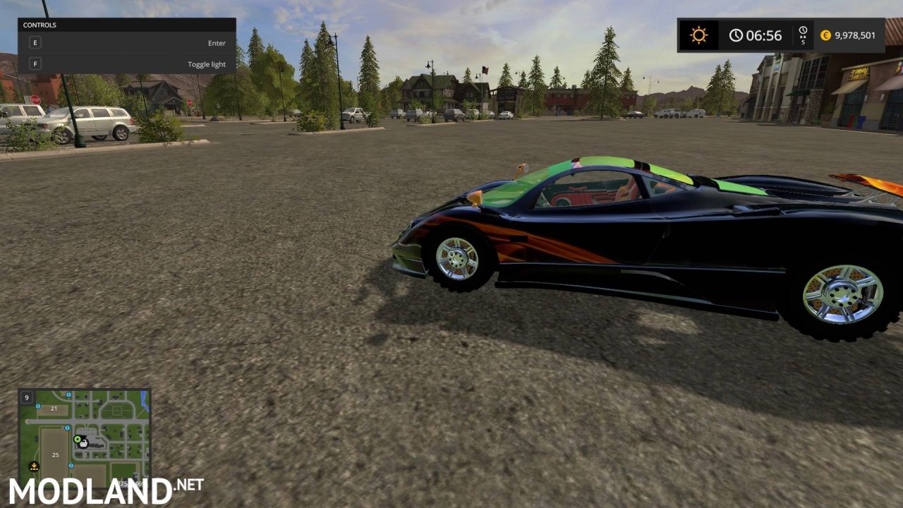 Pagani Zonda Fire Skin