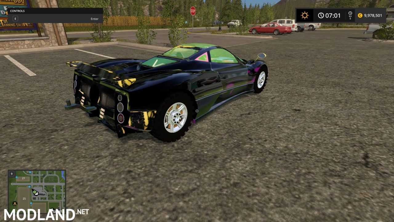 Pagani Zonda Purple And Yellow