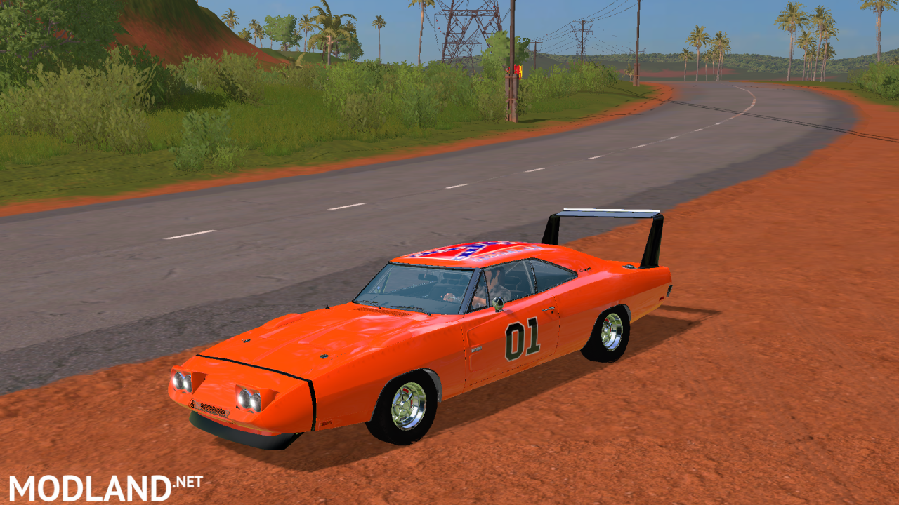 FS17 Dodge Charger Daytona Dukes of hazard version