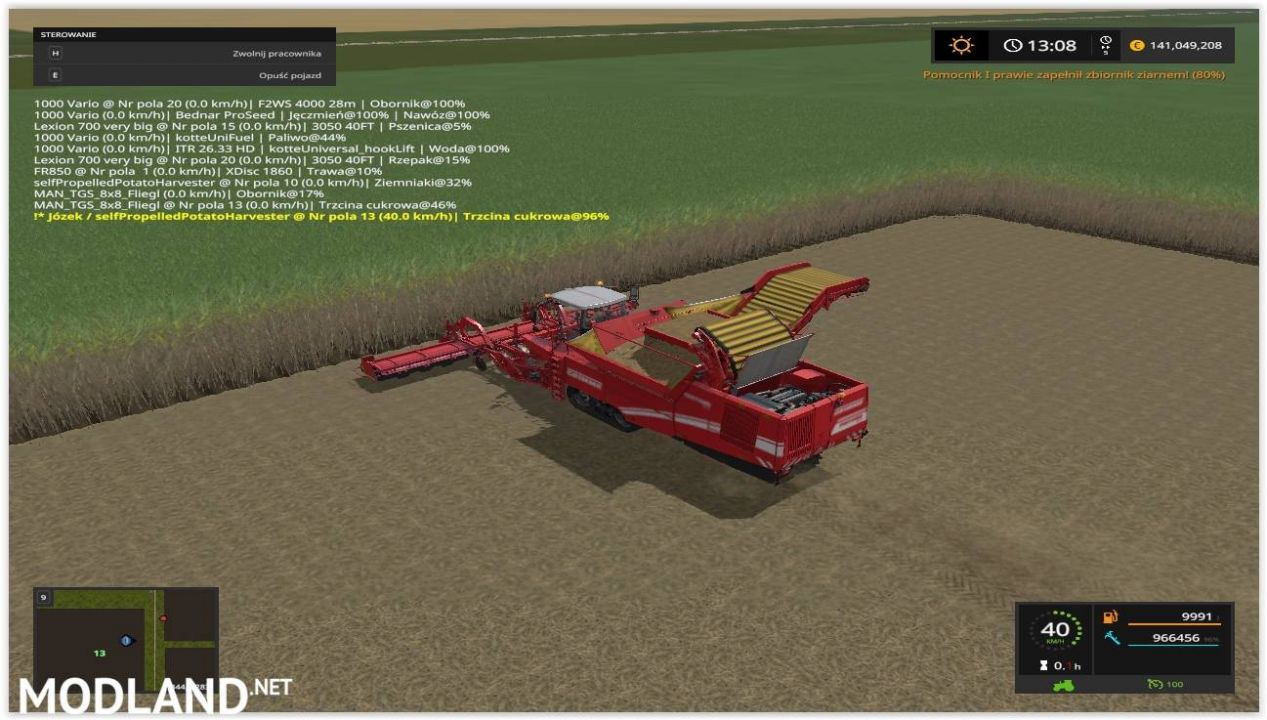 Grimme Tectron 415 sugarCane