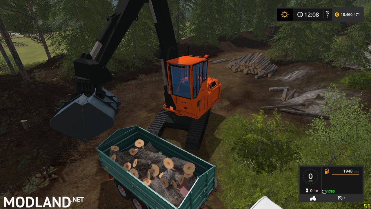 Wood Shovel Loader