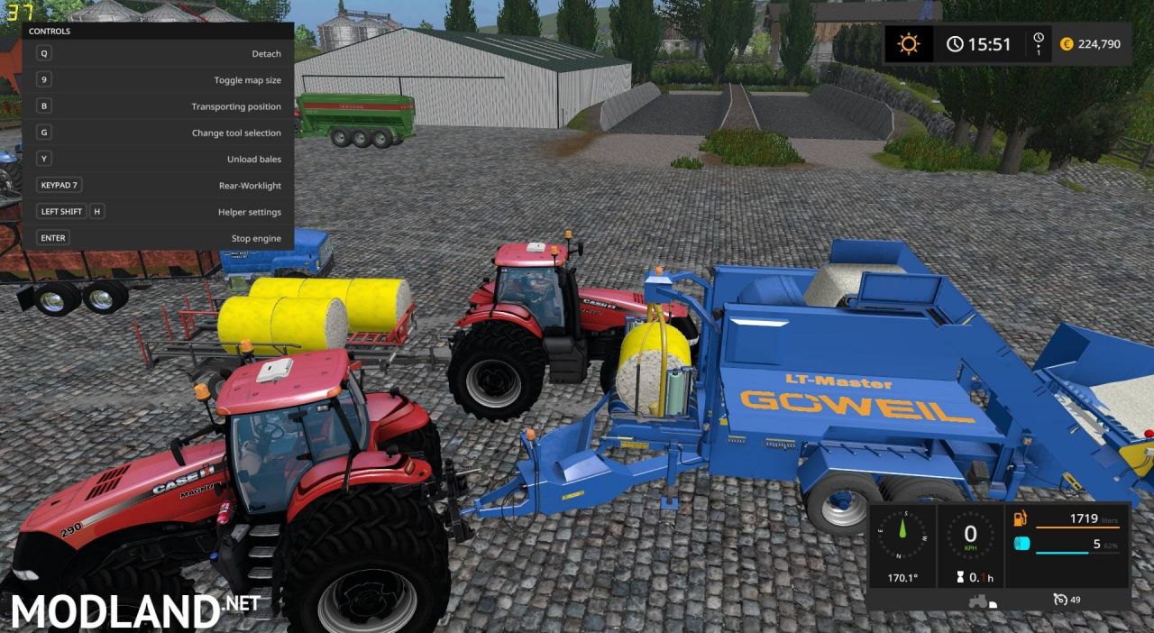 FS17 Goweil_LT_Master With Cotton Bales