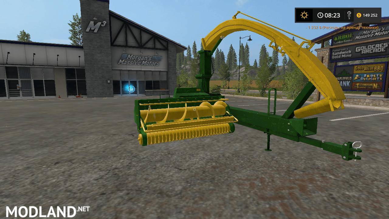 FS17 John Deere 3765 Trailed Forager