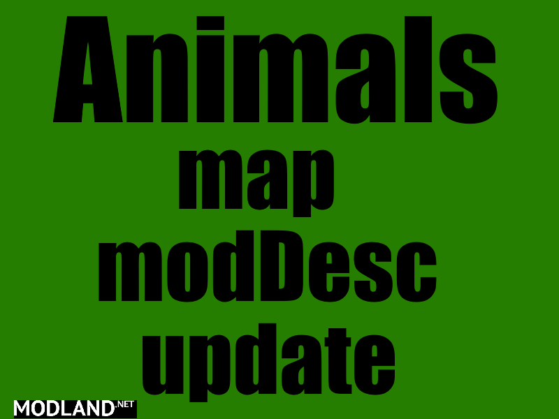 Animals map update