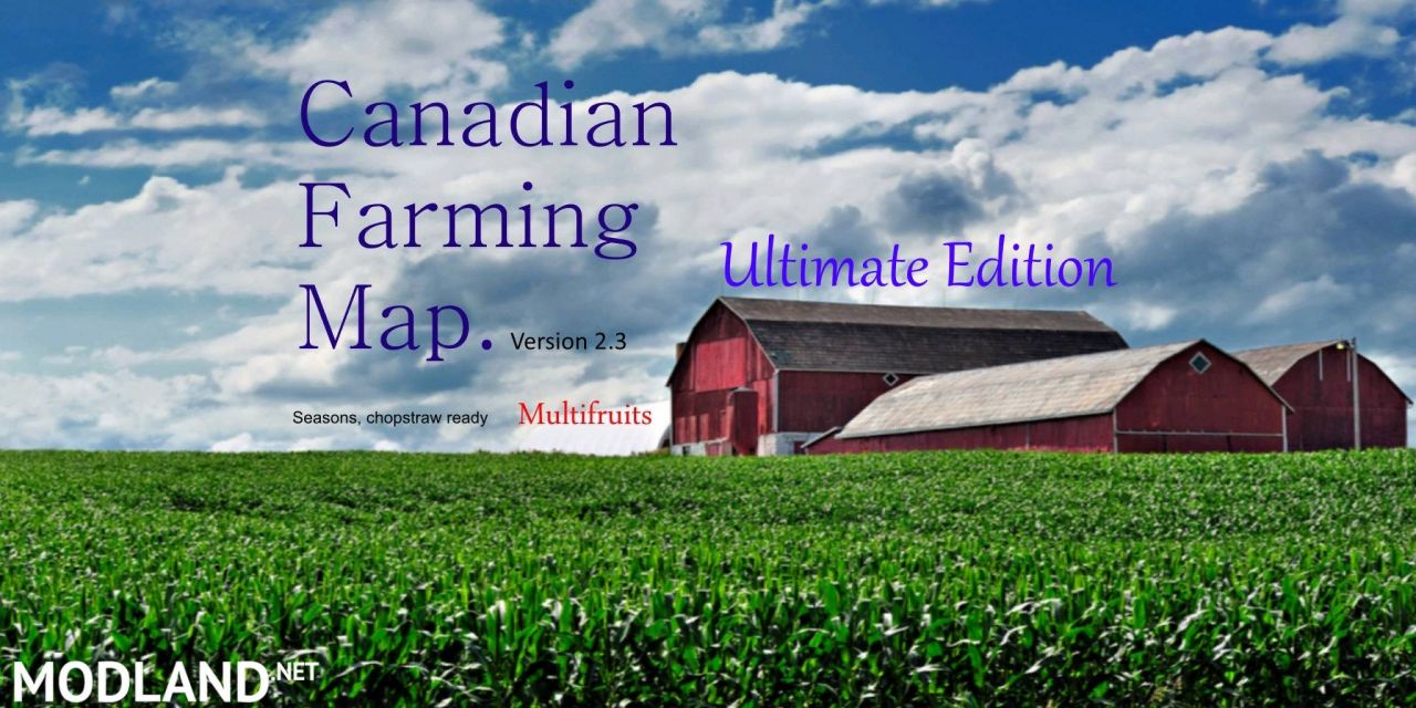 Canadian Farming Ultimate Map Update 2.3
