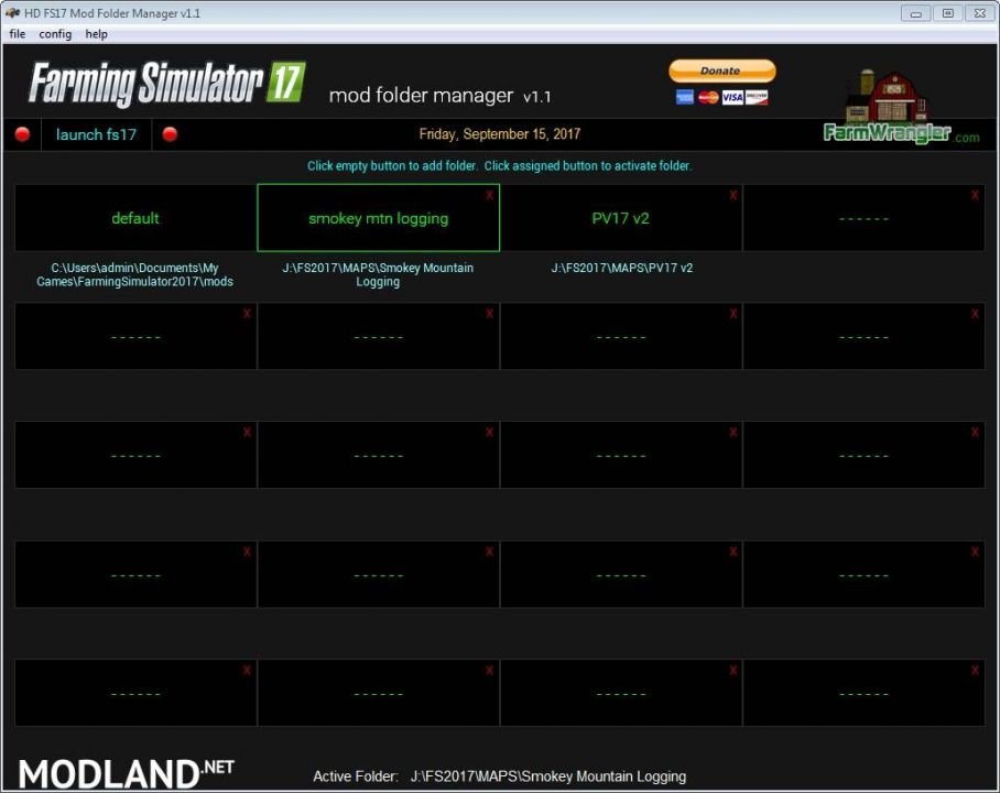 FS17 Mod Folder Manager