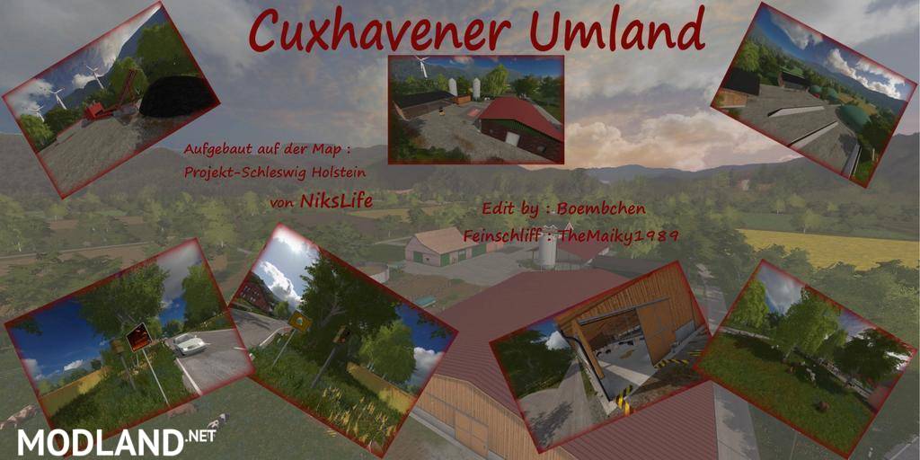 CUXHAVEN SURROUNDINGS Map
