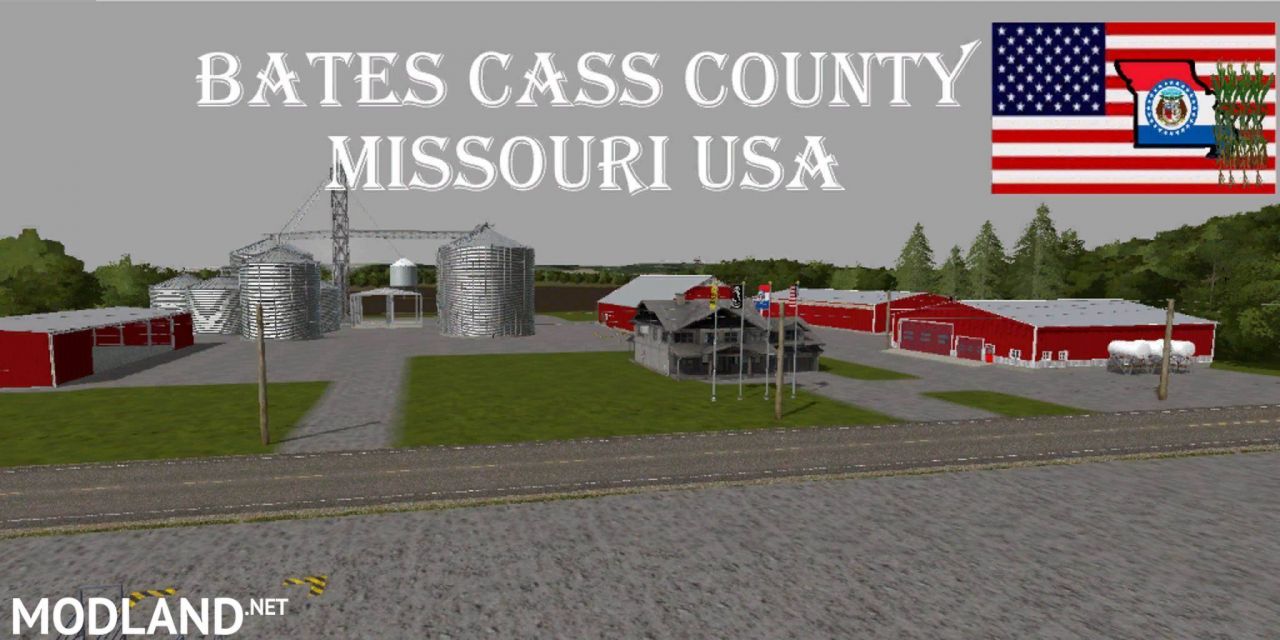 BATES CASS COUNTY USA REVISED Map