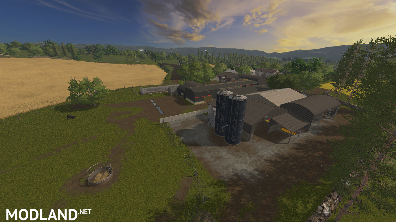 Hillside farm