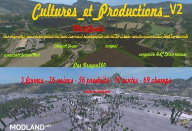 CULTURE ET PRODUCTION Map