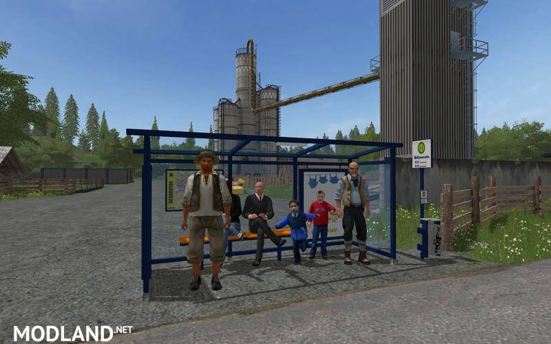 3 bus stops including ticket receipts
