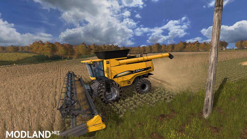 AGCO Challenger 680B with Dynaflex 9250 Header