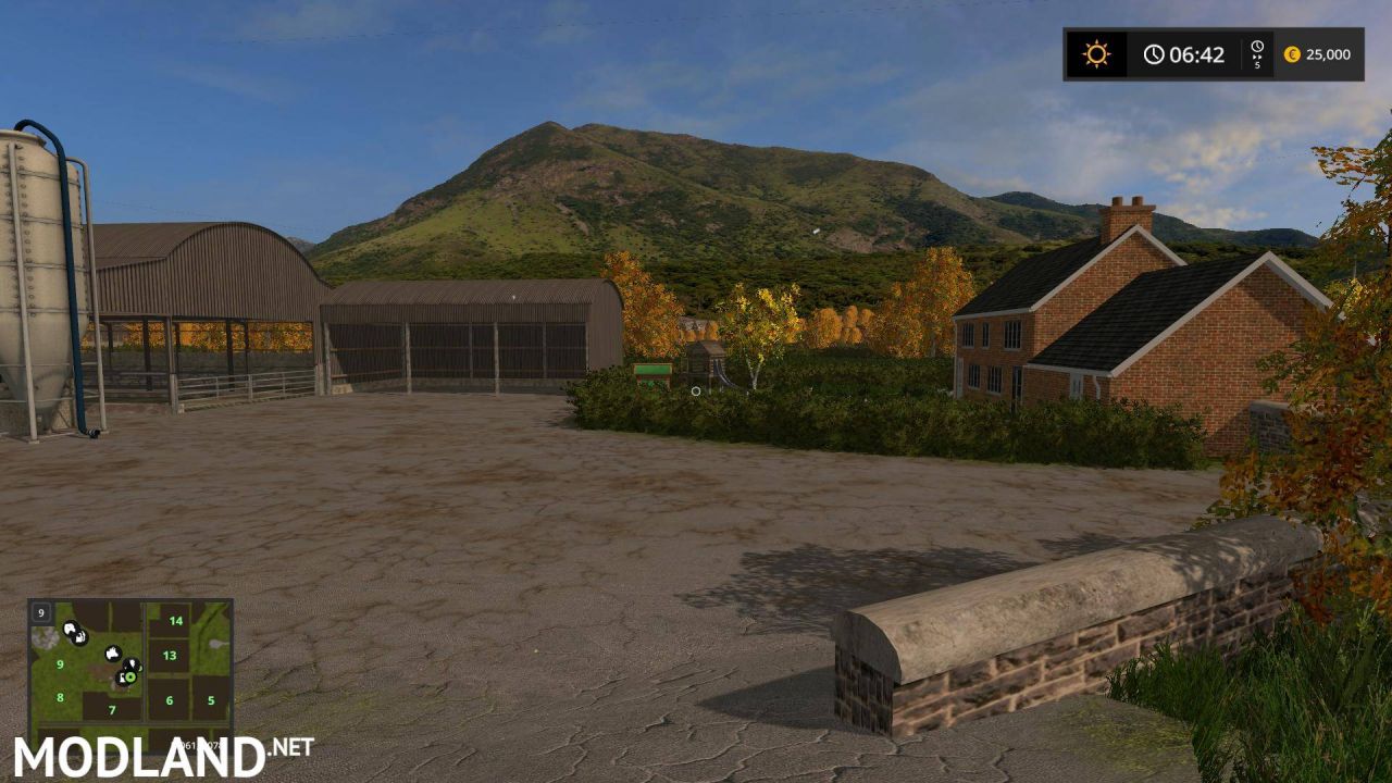 Autumn tree farm Map
