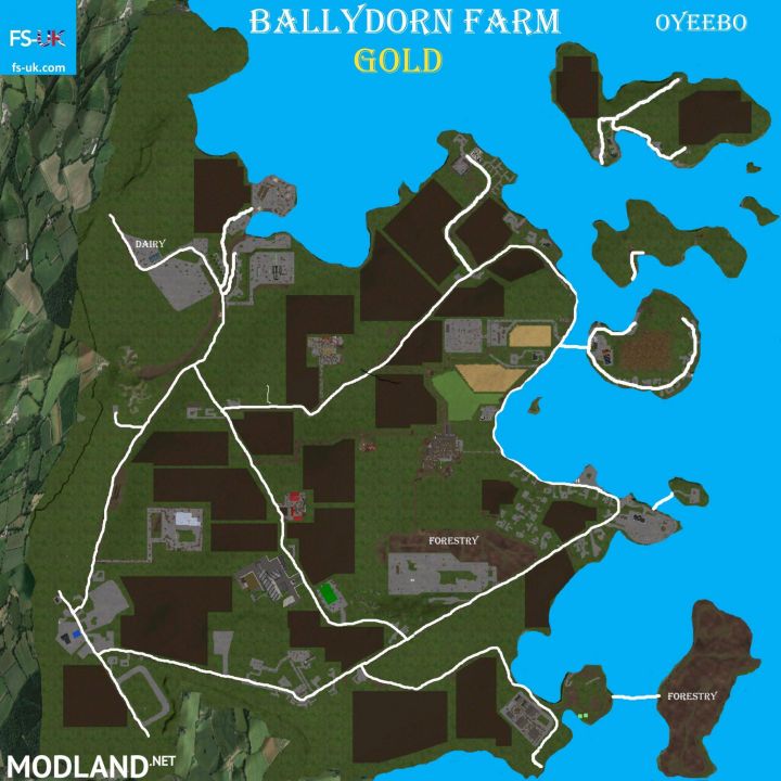 Ballydorn Farm Gold Edition Map