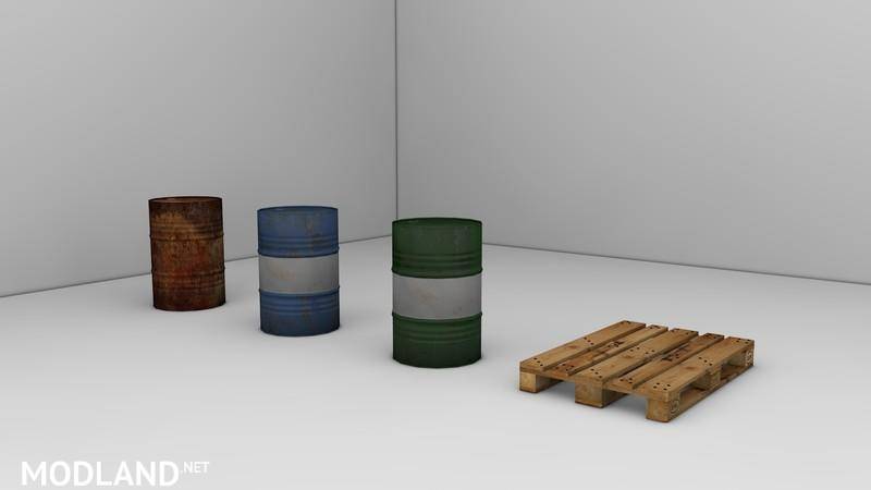 Barrels with Europalette