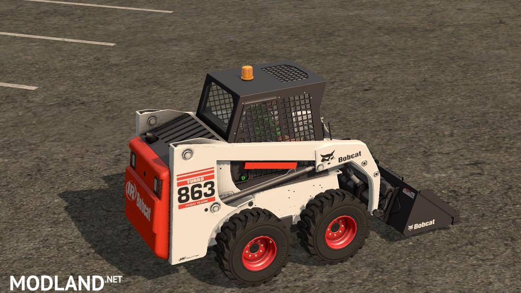 Bobcat 863 Turbo With Bobcat Shovel