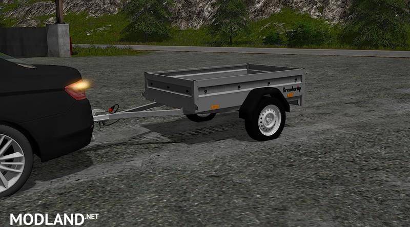 Brenderup 1-axle trailer