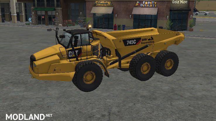 Caterpilller rock truck