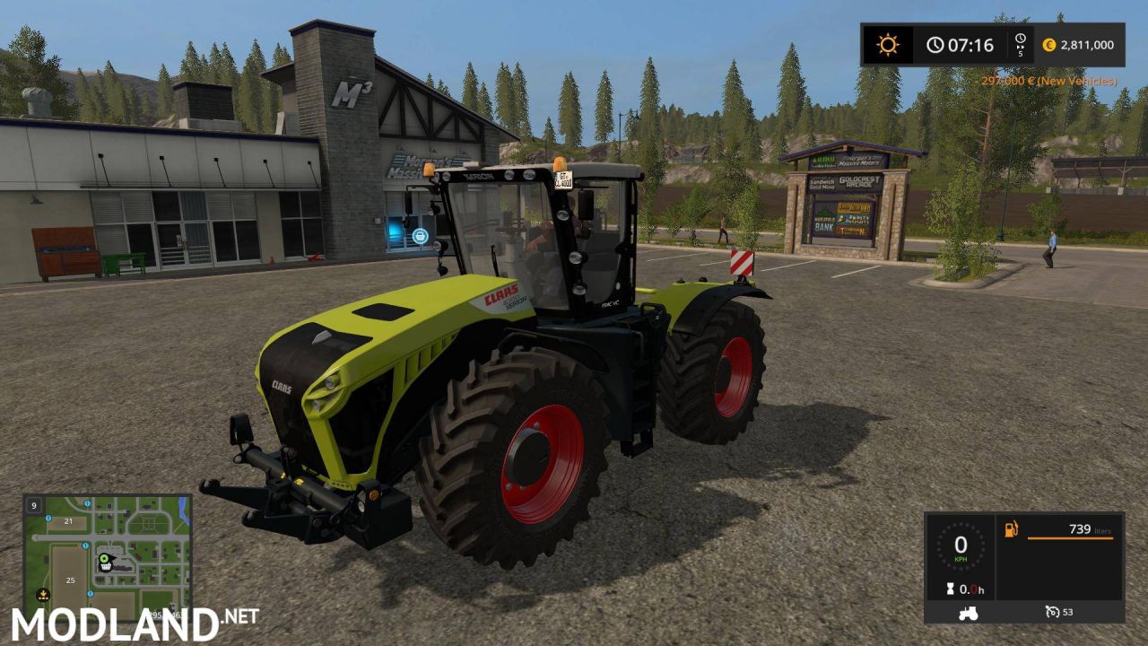 Claas Xerion with Kaweco Double Twin Shift