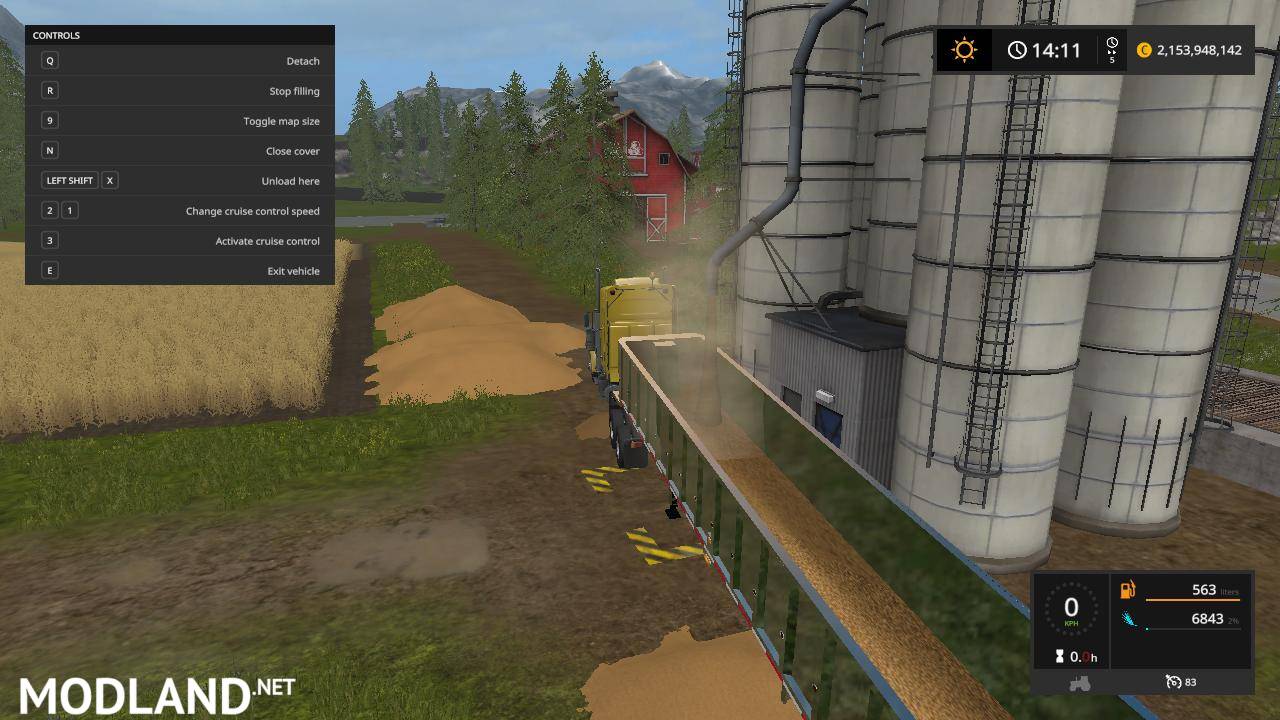 Dewsters framless end dump trailer