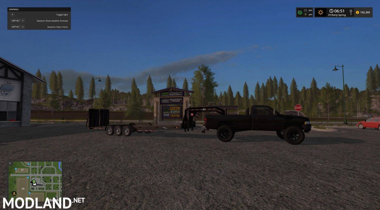 Duramaxs gooseneck load trail trailer