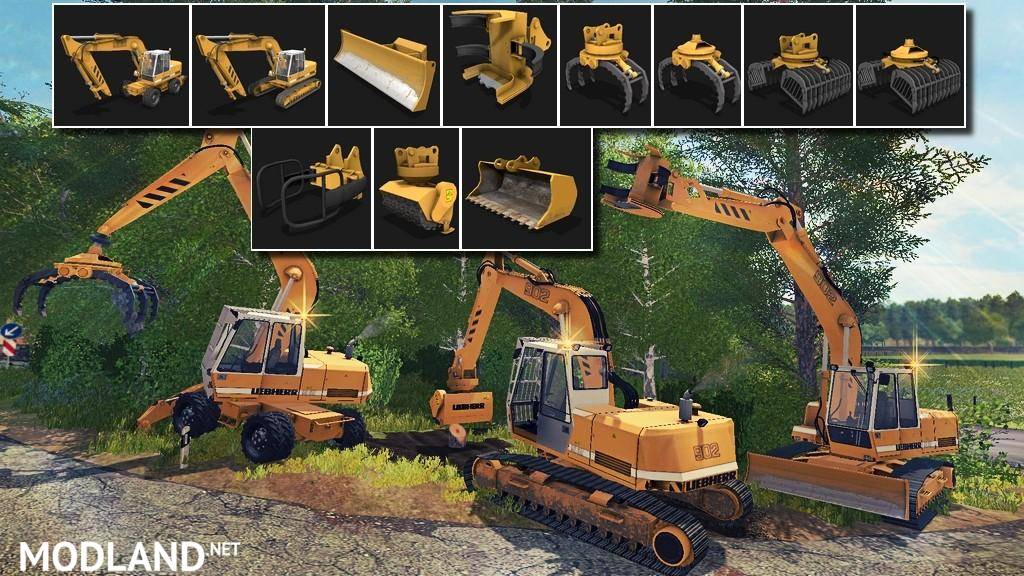 Excavator Liebherr 902 Pack