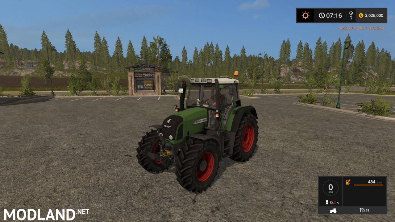 Fendt 412 Vario washable