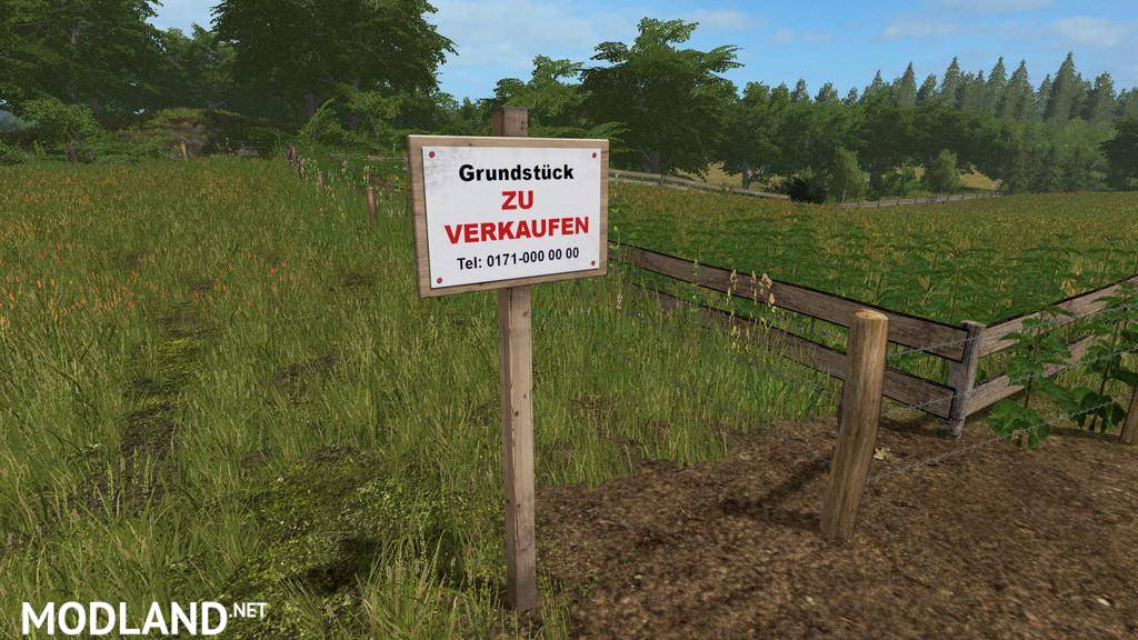 Field buy sign (Prefab)