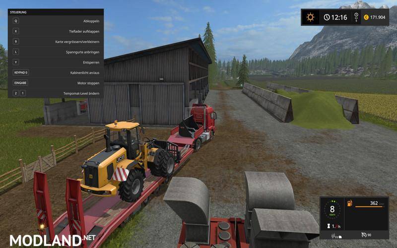 Fliegl low loader Objectattache