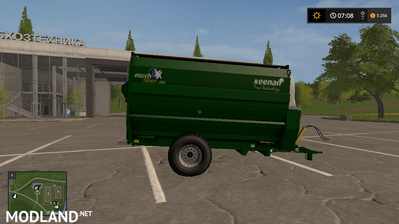 KEENAN MECH FIBRE 340 FEEDER WAGON