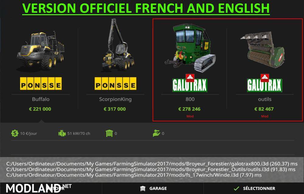 GALOTRAX 800 OFFICIEL