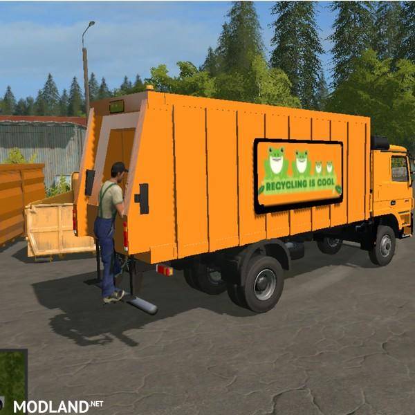 Garbage truck Mercedes Actros v 1.1 Autoload