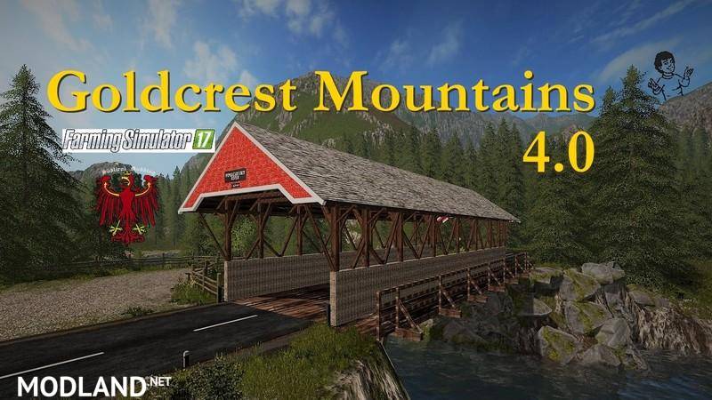 Goldcrest Mountains Map