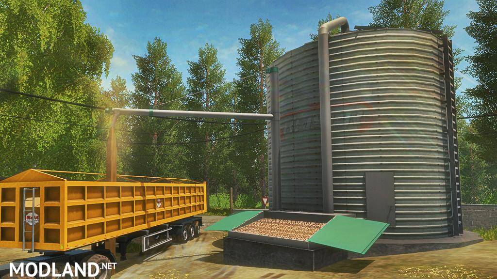 Grains Storage Silo Placeable