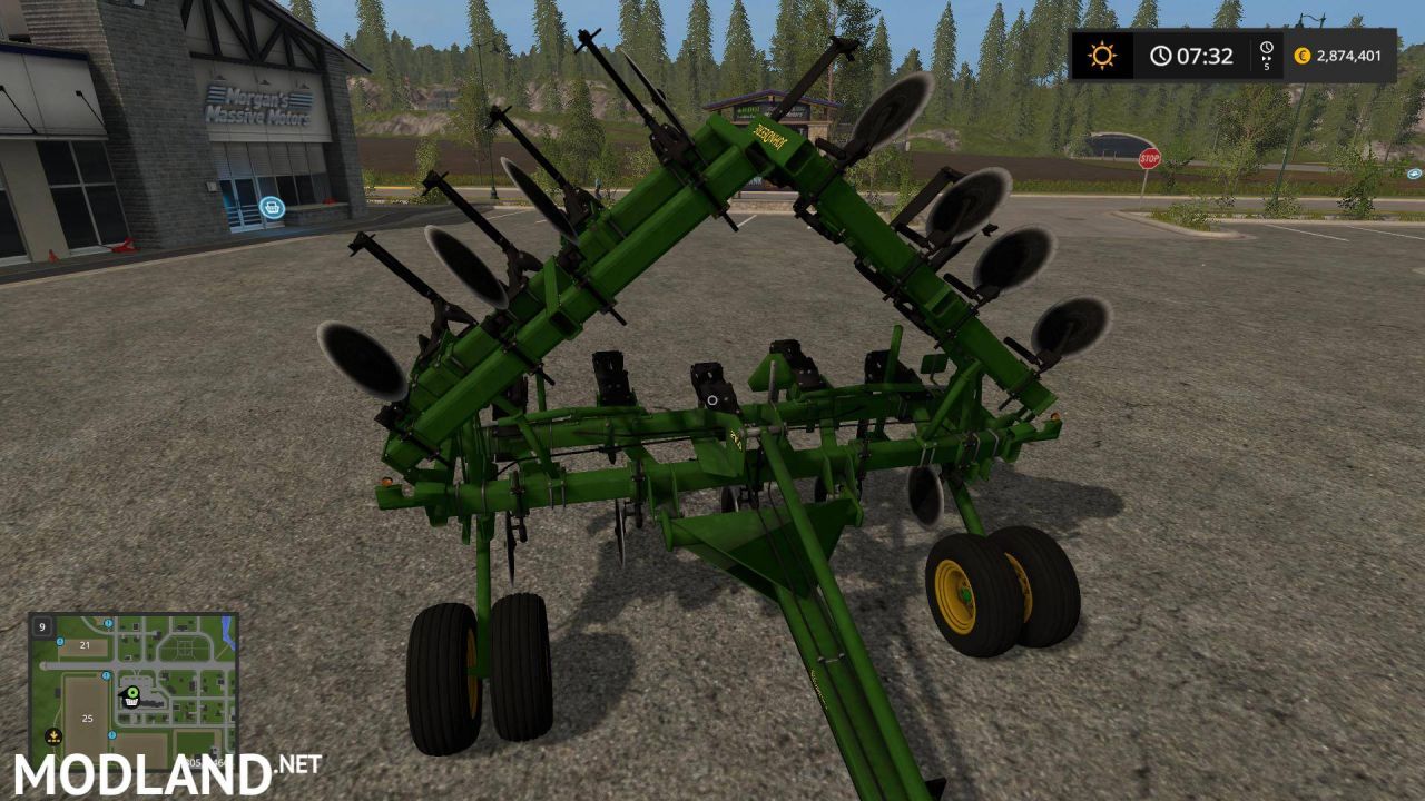 JD 2100 Plow 8 ft wings