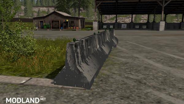 Jersey Barrier Placeable