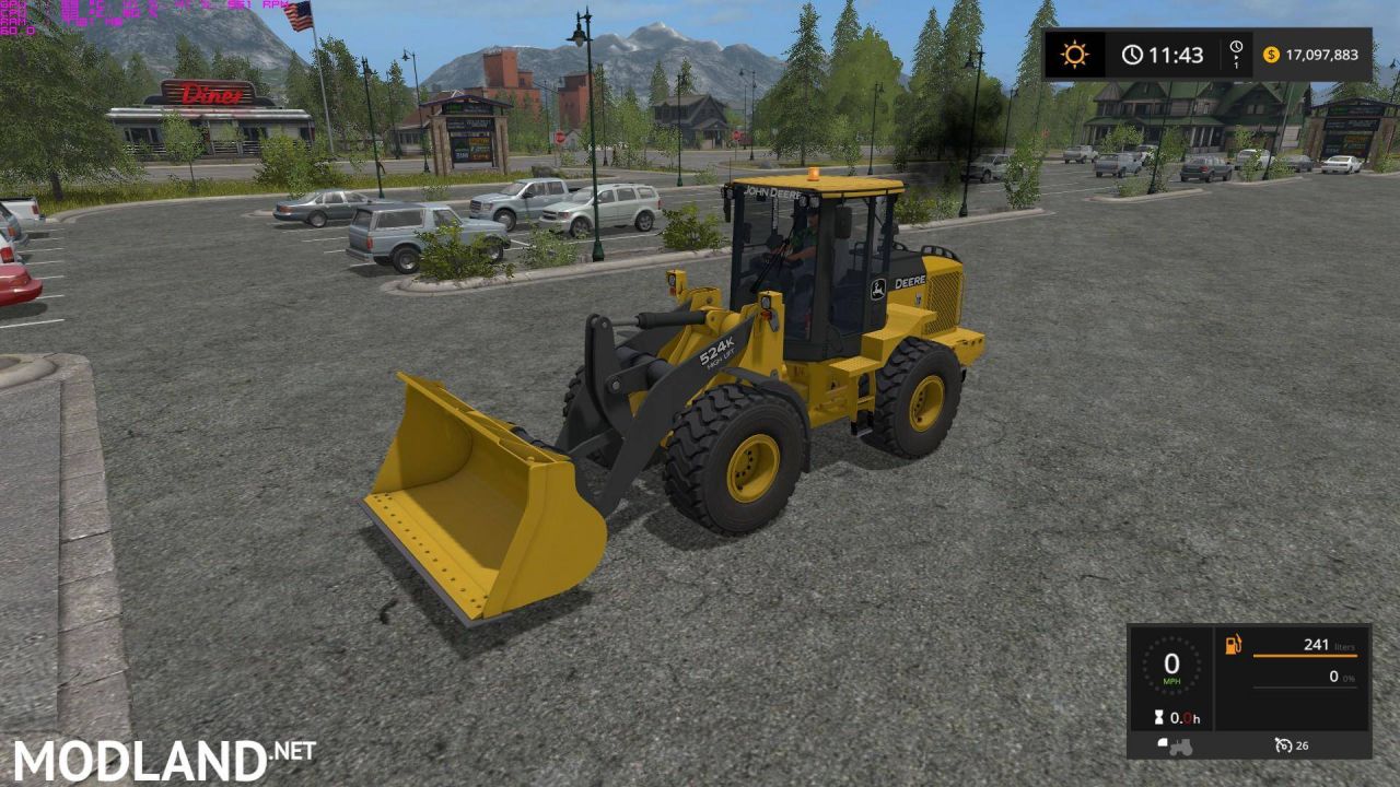 John Deere 524K