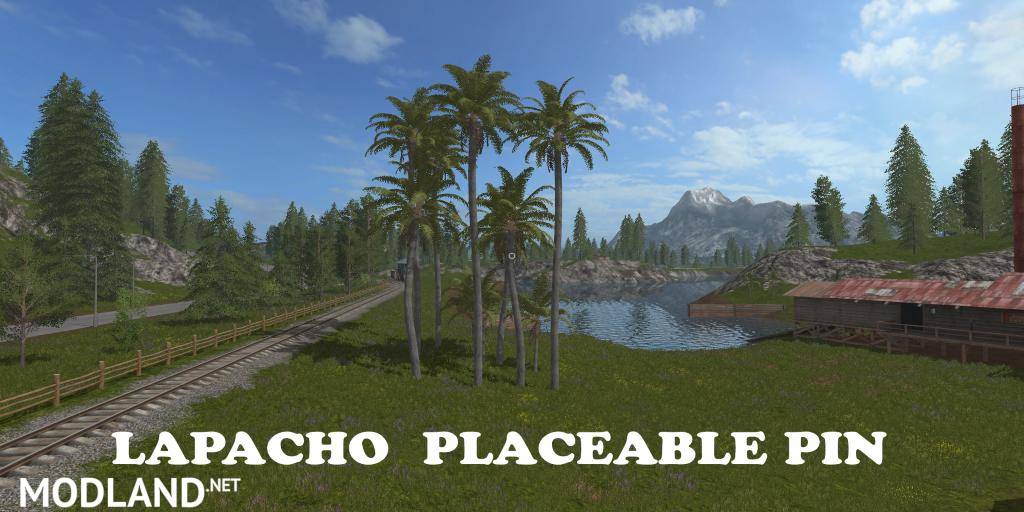 Lapacho Placeable Pin