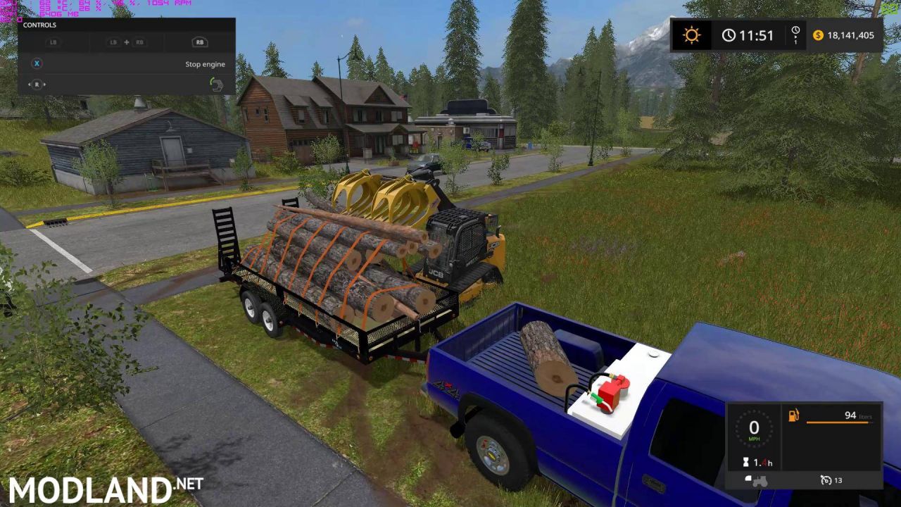 LoadTrail Landscape Trailer with Sides