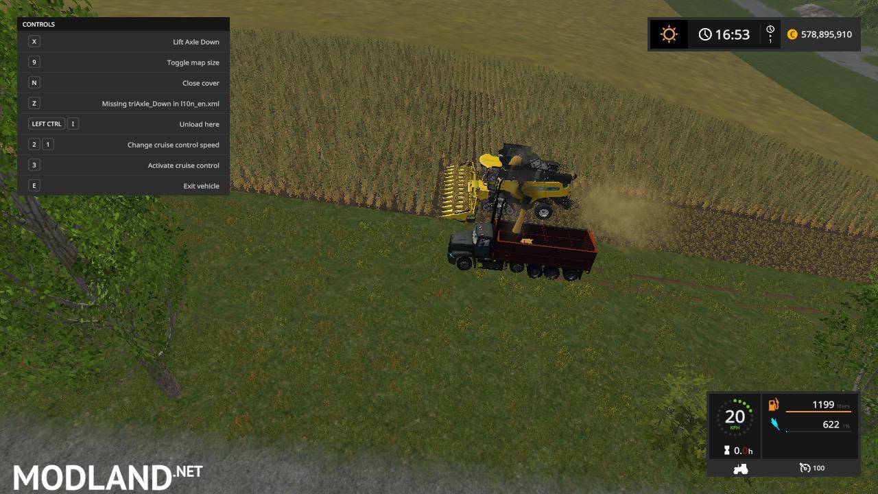 Mack Vision Grain truck