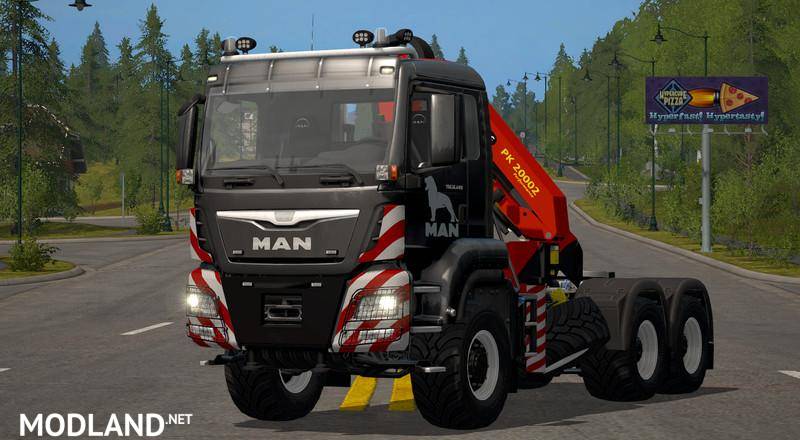 MAN TGS 6x4 crane