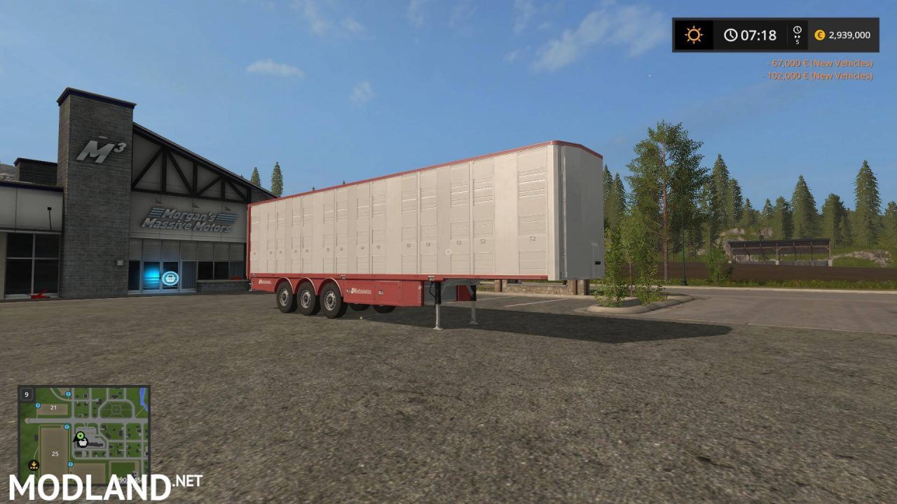 Michieletto cattle trailer