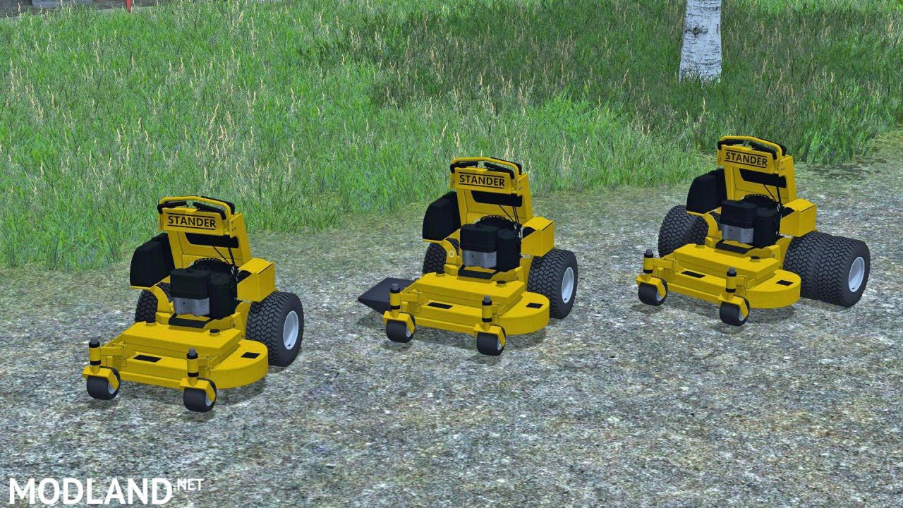 Mower Pack With Wright Staners