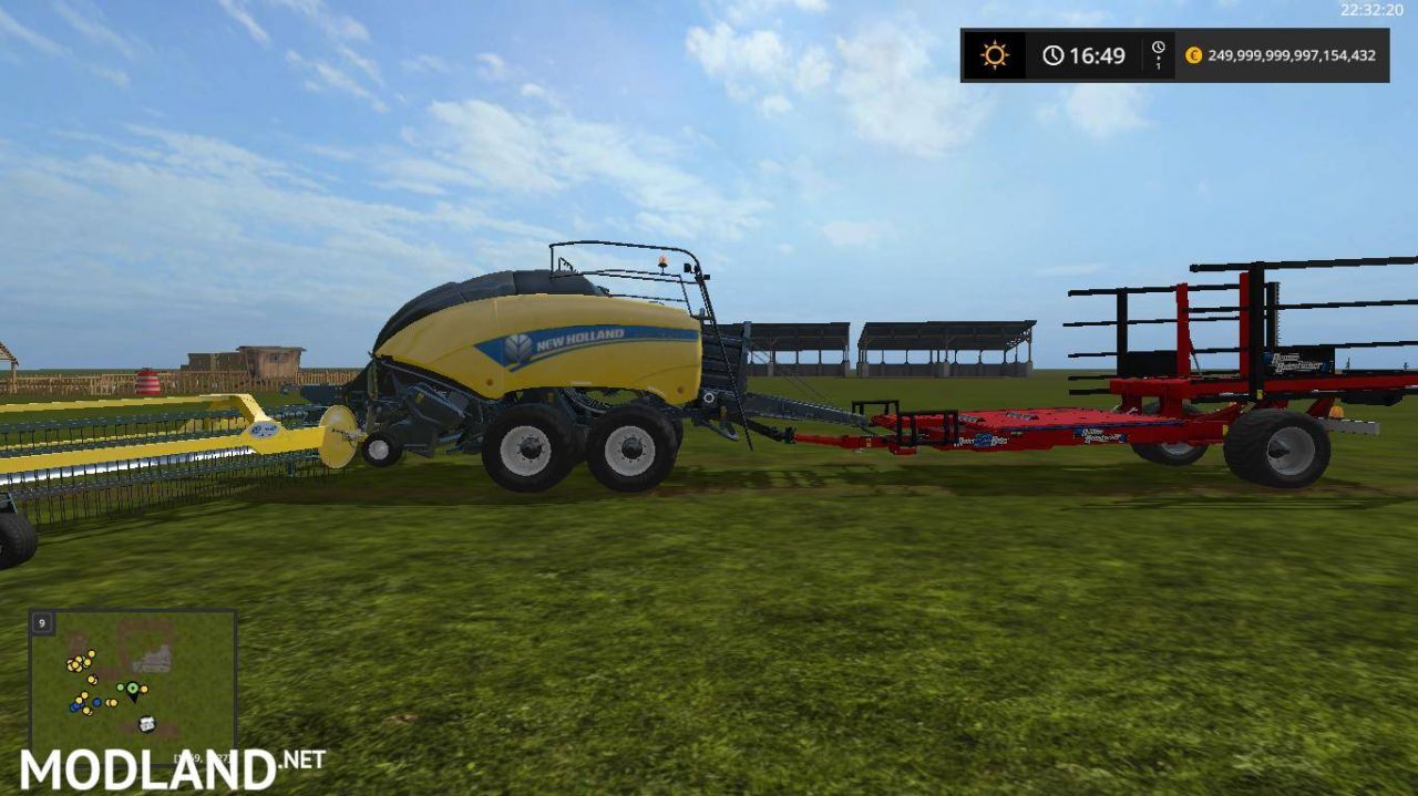 New Holland BB1290 + Nadal R90 + Trailer attacher